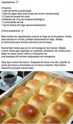 Pan de leche condensada