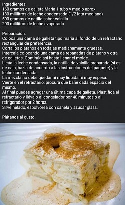 Carlotta de plátano