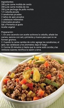 Picadillo mixto