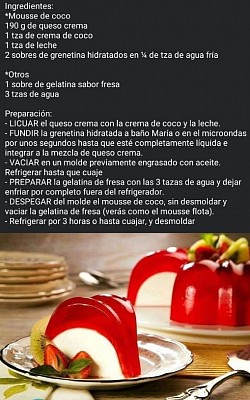 Gelatina flotante
