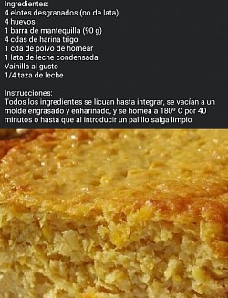 Pan de elote
