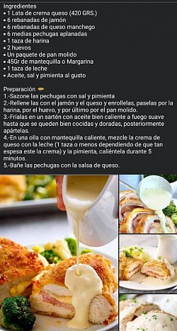 Pechuga de pollo rellena